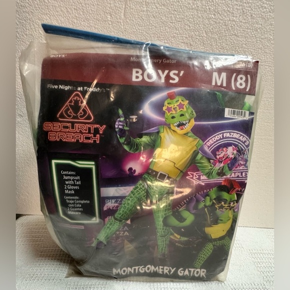 Five Nights at Freddys Montgomery Gator Halloween Costume - Picture 11 of 13